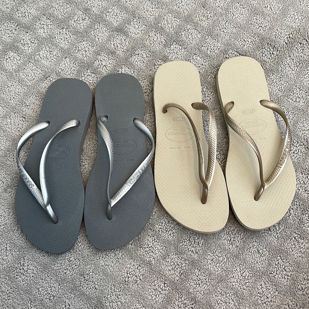 Haviana Slims Sandal Flip Flop size 6 37-38 bulk lot